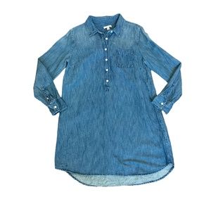 J. Crew Chambray Dress Size 12